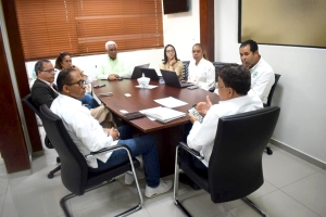 CORPHOTELS impulsa mejoras en el Hotel Novus Caoba durante reunión con UTESA Valverde y arrendatarios